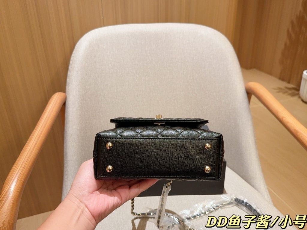 シャネル ブリーフケース 2色 ブラック ゴールド金具 - 画像 6
