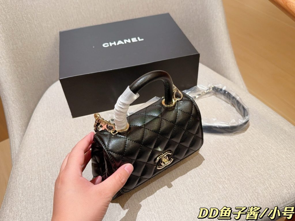 シャネル ブリーフケース 2色 ブラック ゴールド金具 - 画像 7