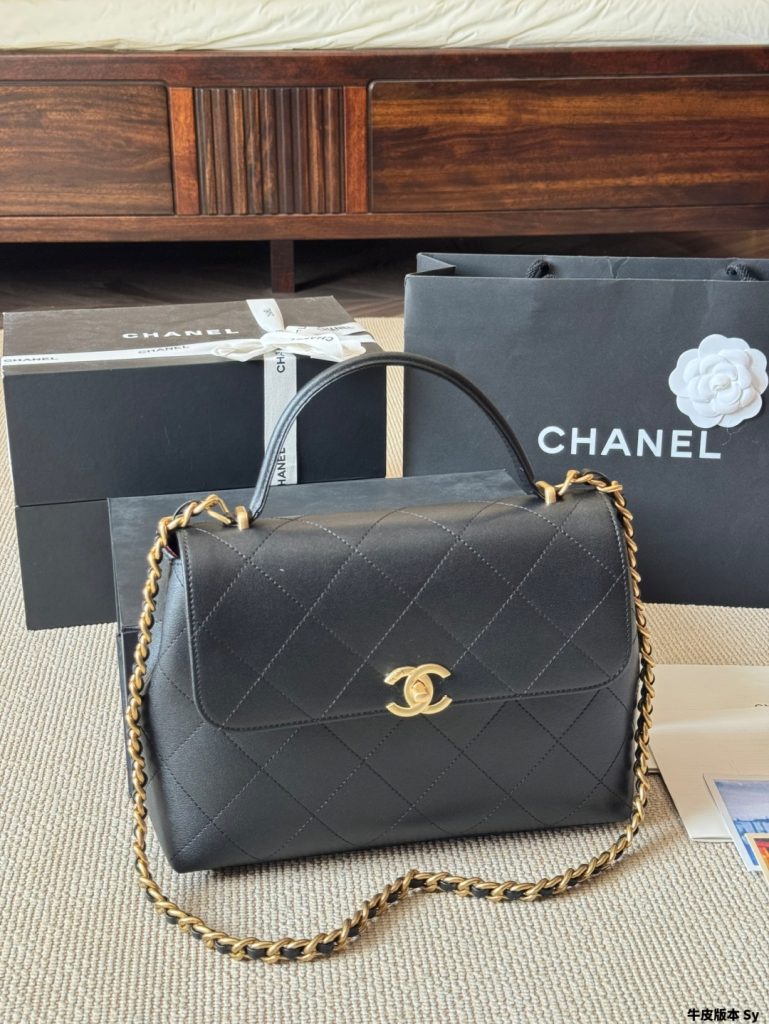 CHANEL ファッションバッグ 黒 2WAY ハンドバッグ 1個 - 画像 2