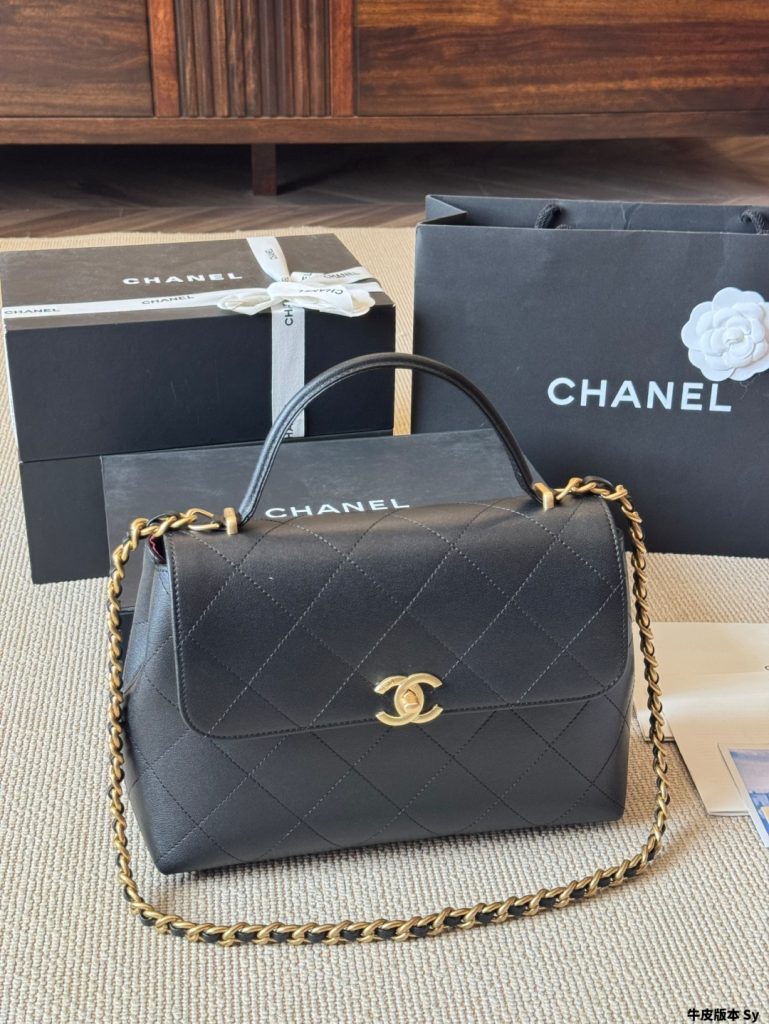 CHANEL ファッションバッグ 黒 2WAY ハンドバッグ 1個 - 画像 4