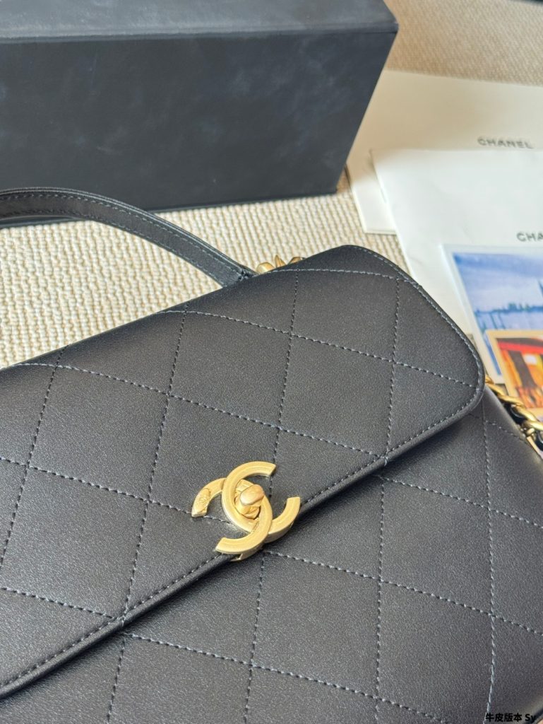 CHANEL ファッションバッグ 黒 2WAY ハンドバッグ 1個 - 画像 5