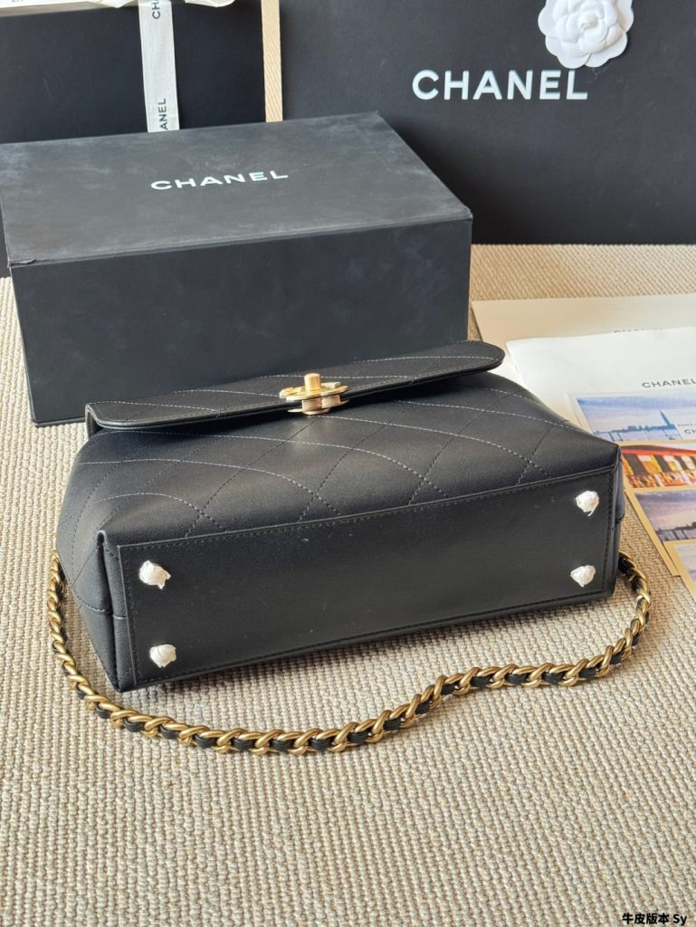 CHANEL ファッションバッグ 黒 2WAY ハンドバッグ 1個 - 画像 7