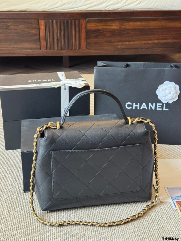 CHANEL ファッションバッグ 黒 2WAY ハンドバッグ 1個 - 画像 8