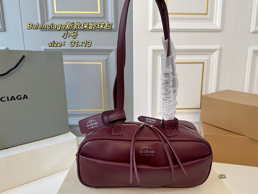 Balenciaga 新型保龄球包 小号 31x13 2色入 💼 - 画像 3