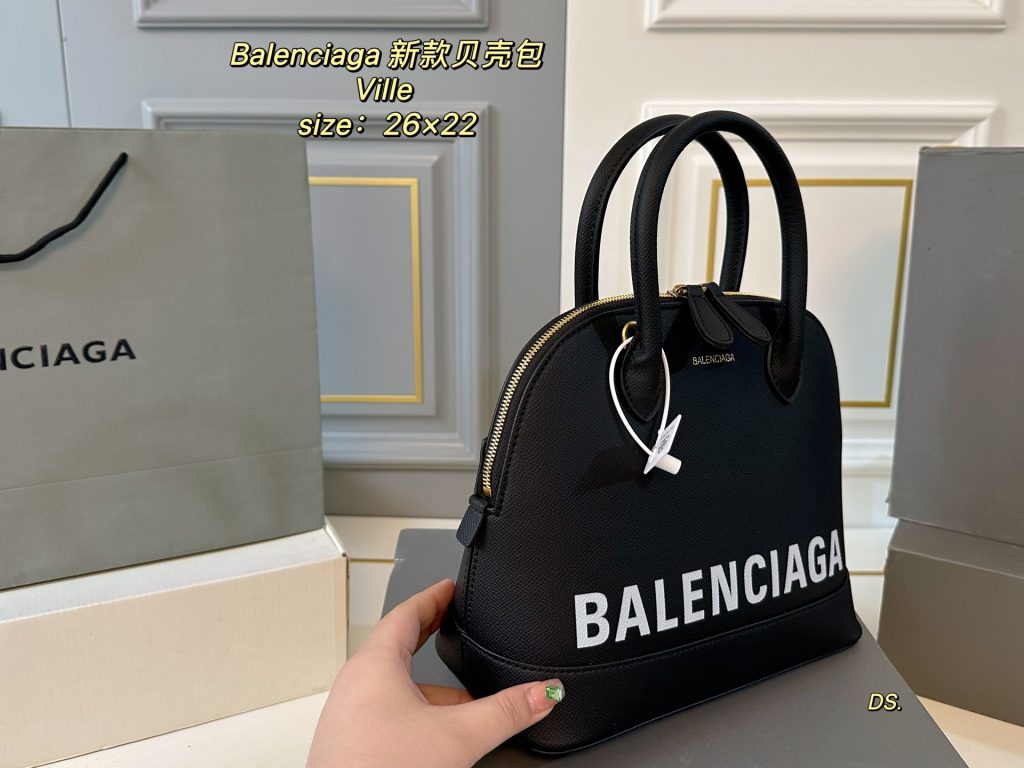 Balenciaga ベルト付き ボストンバッグ ブラック 26×22 🖤 - 画像 3