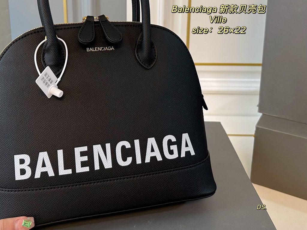 Balenciaga ベルト付き ボストンバッグ ブラック 26×22 🖤 - 画像 4