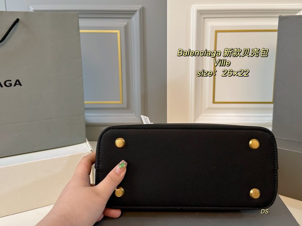 Balenciaga ベルト付き ボストンバッグ ブラック 26×22 🖤 - 画像 5
