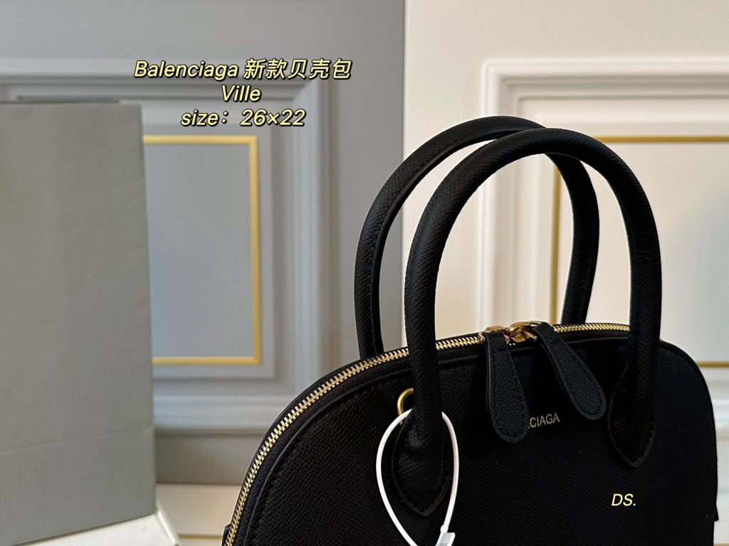 Balenciaga ベルト付き ボストンバッグ ブラック 26×22 🖤 - 画像 8