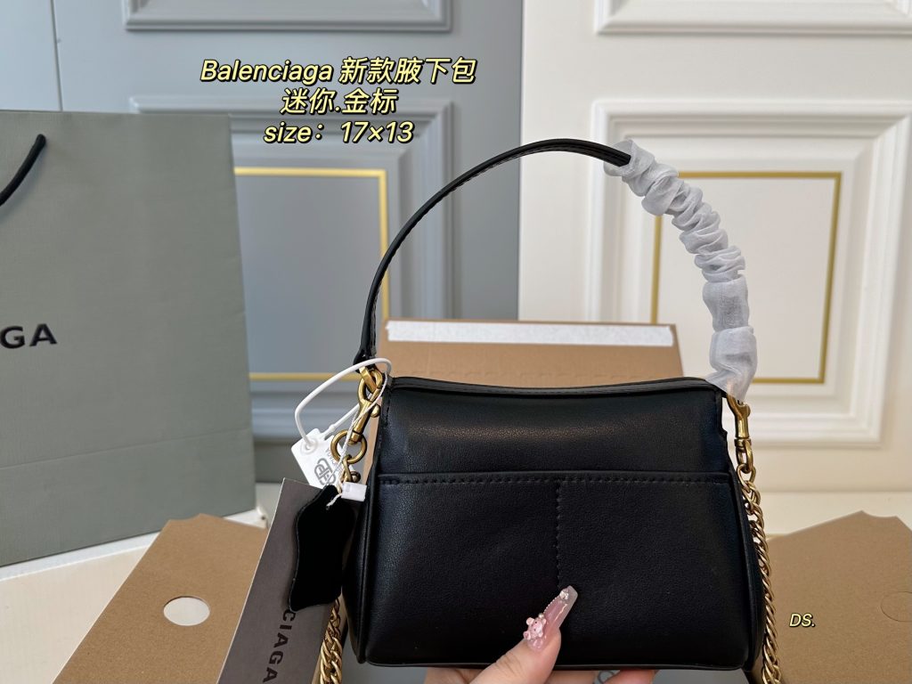 Balenciaga ミニ ミニ ブラック 17x13 ショルダーバッグ 🖤 - 画像 5