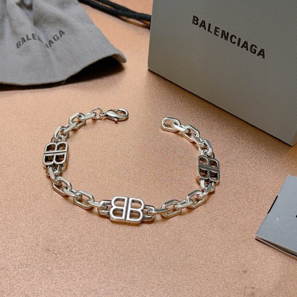 BALenciaga ブレスレット メンズ レディース 2色入 💎 - 画像 2
