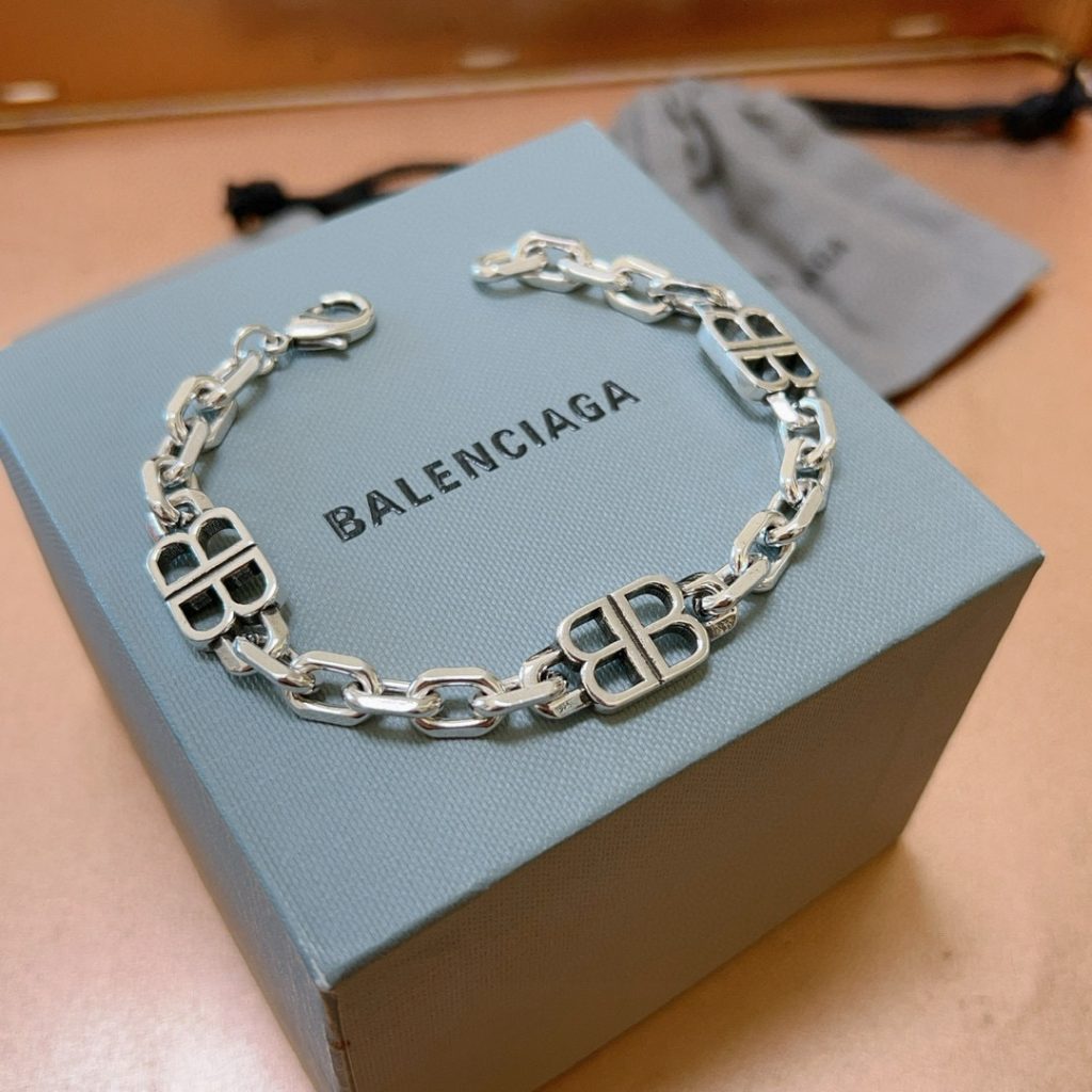 BALenciaga ブレスレット メンズ レディース 2色入 💎 - 画像 5
