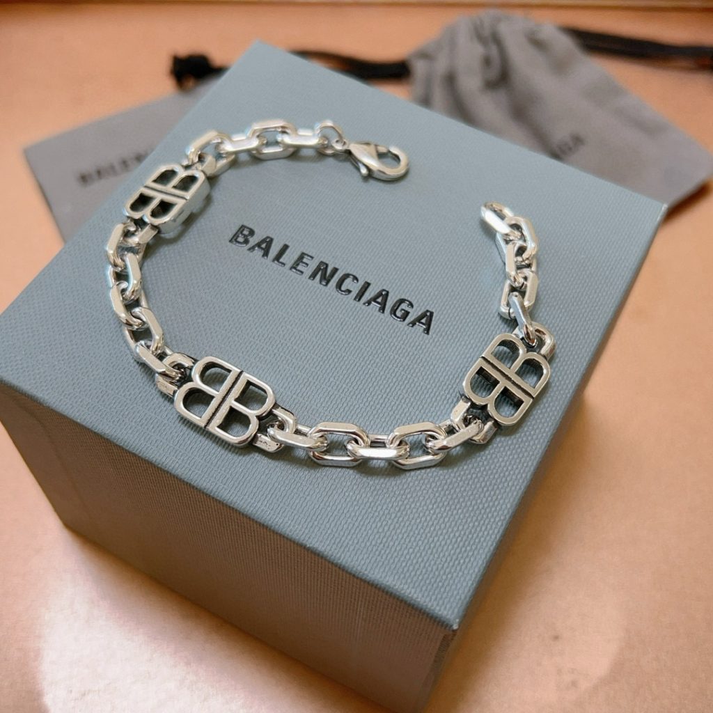 BALenciaga ブレスレット メンズ レディース 2色入 💎 - 画像 6