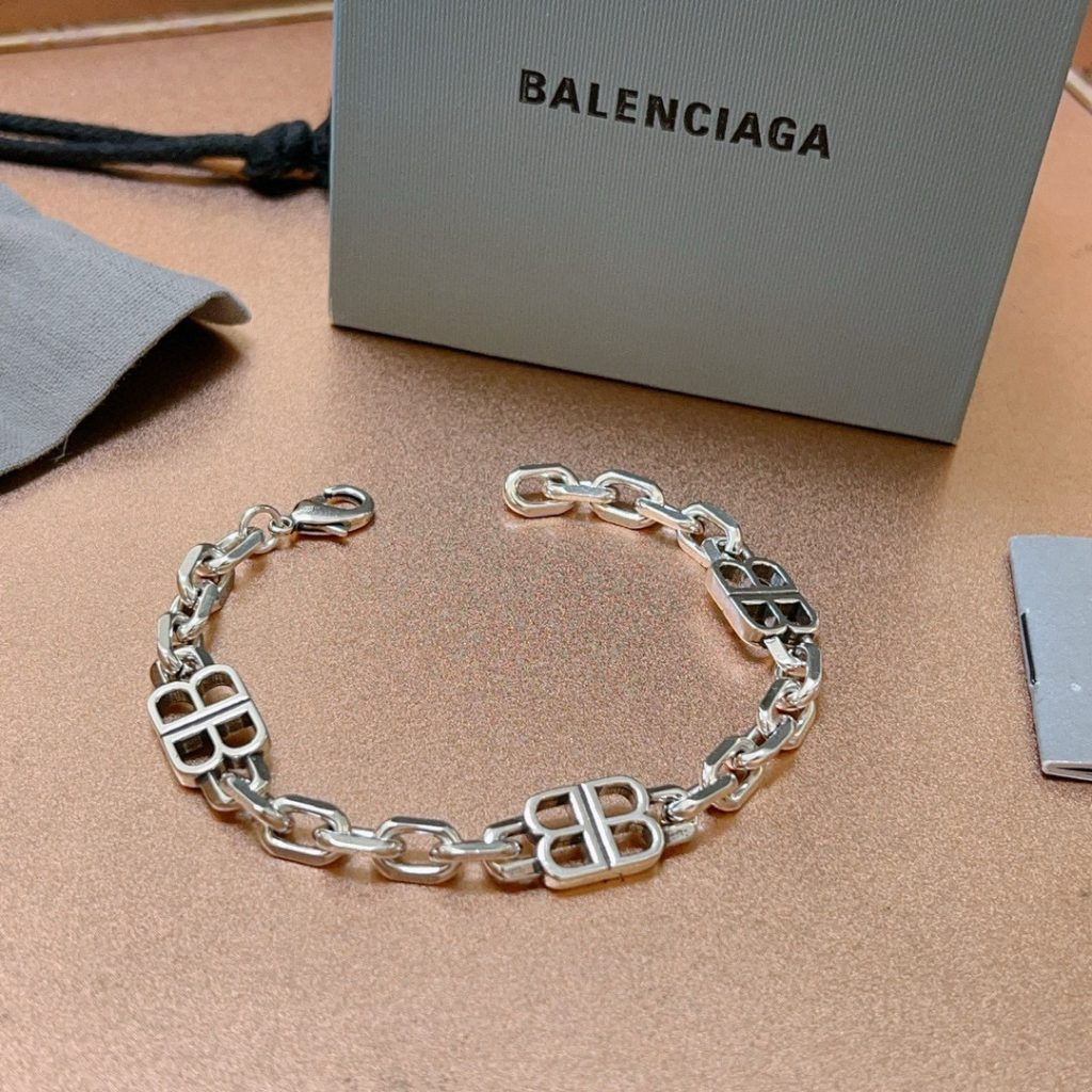 BALenciaga ブレスレット メンズ レディース 2色入 💎 - 画像 8