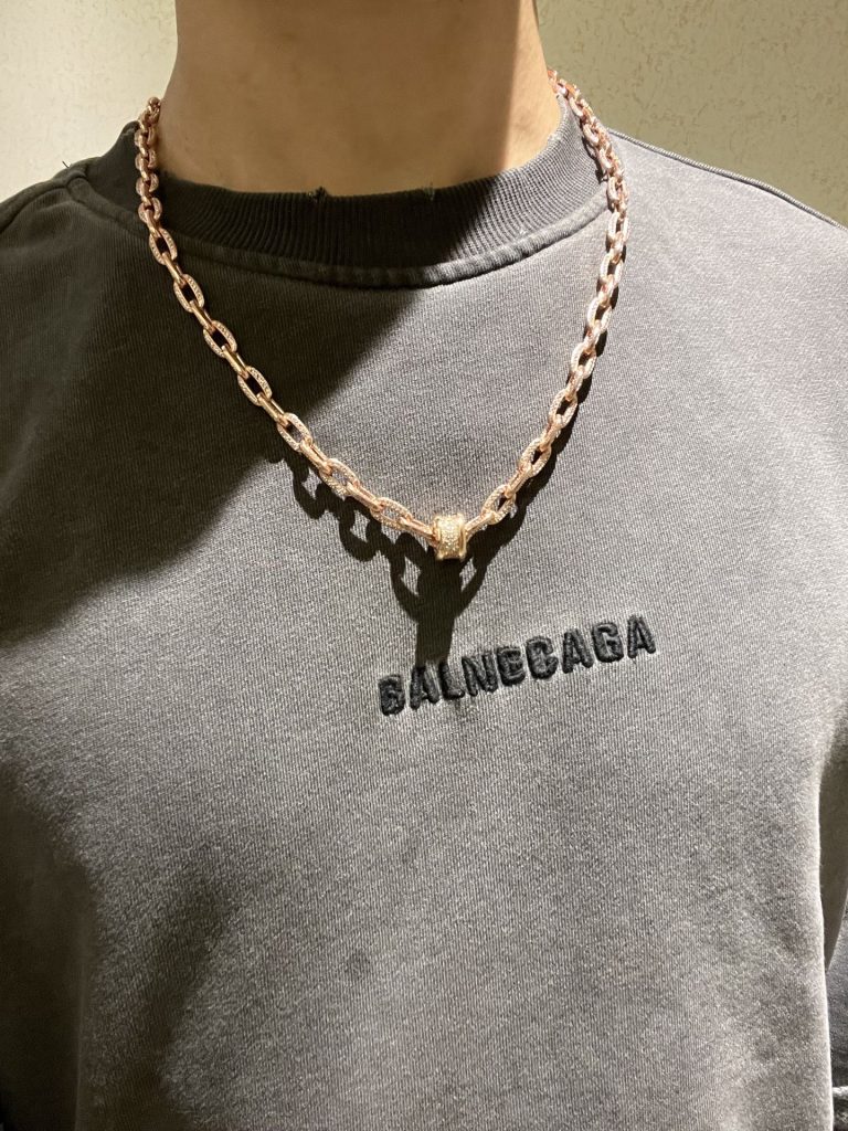 BVLGARI ネックレス 18Kローズゴールド ダイヤモンド チェーン 1本入 💎 - 画像 6