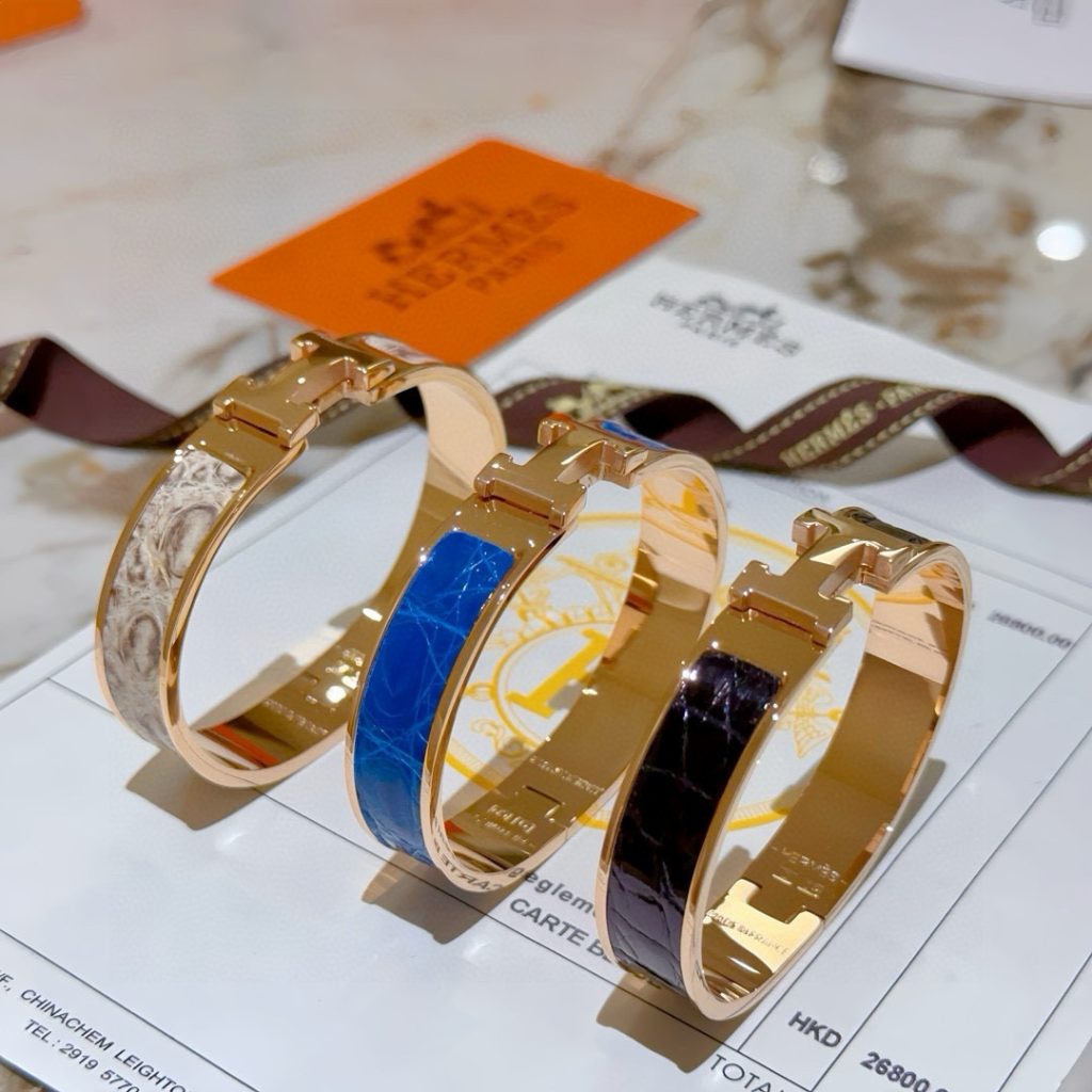 HERMES ブレスレット 3色入 レディース エルメス 30cm - 画像 7