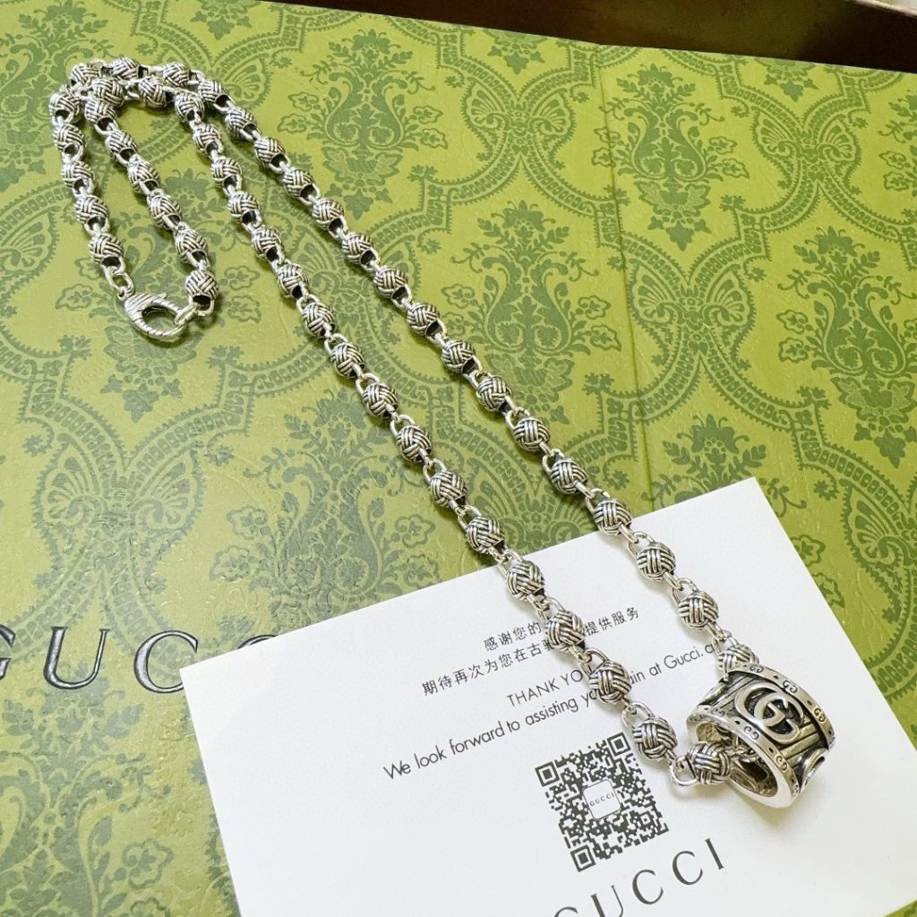 GUCCI ネックレス シルバー 1色入 💎 - 画像 4