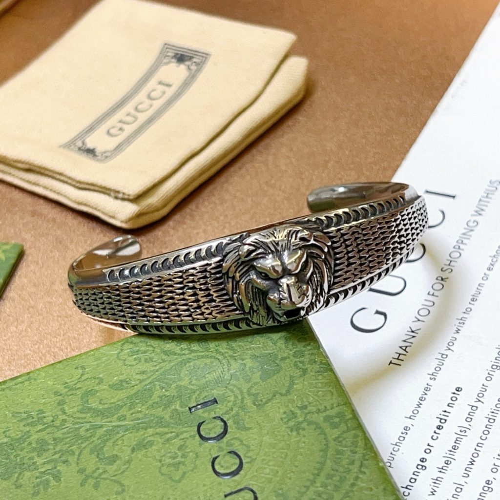 GUCCI リング メンズ メタル ブレスレット シルバー 1色入 💎 - 画像 5