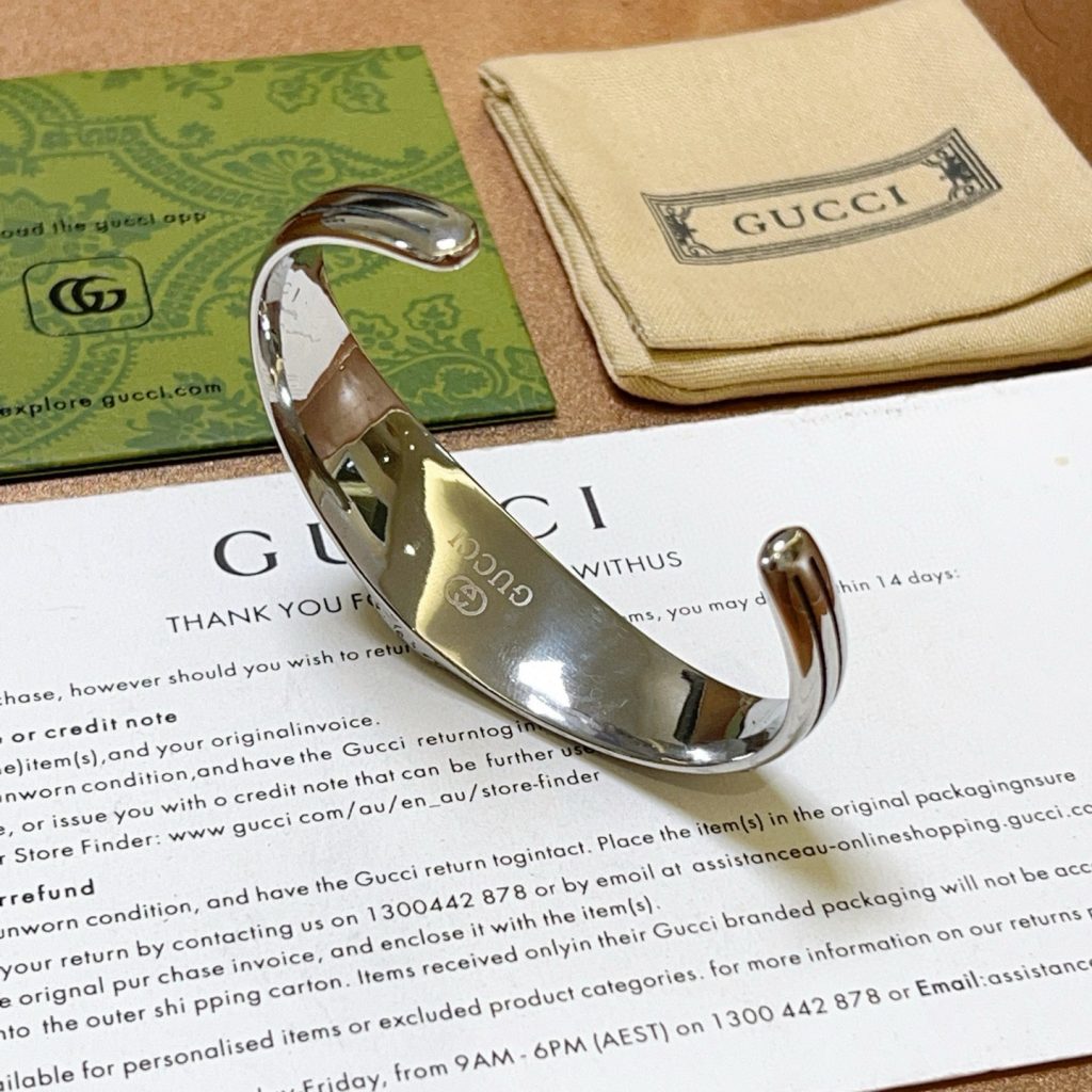 GUCCI リング メンズ メタル ブレスレット シルバー 1色入 💎 - 画像 7