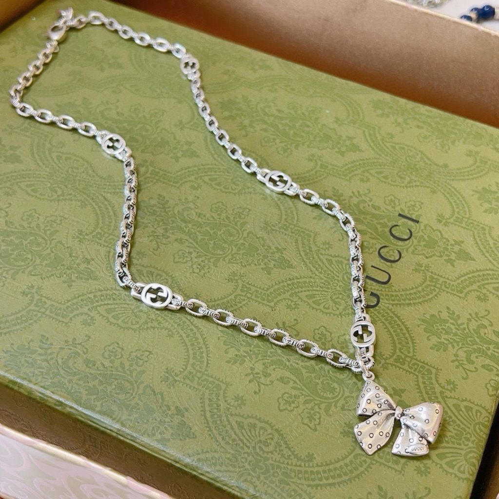 GUCCI ネックレス ポイズンボウ 1色 🎁 - 画像 4