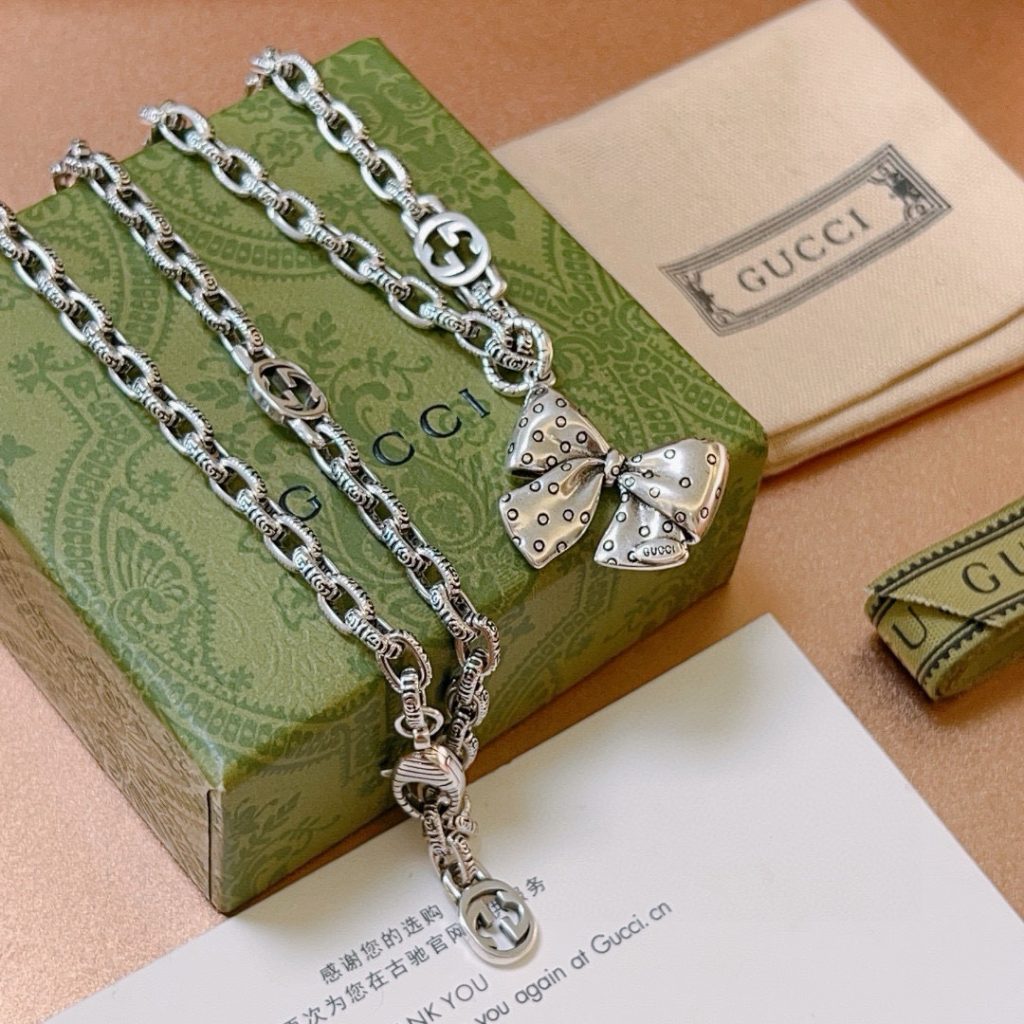 GUCCI ネックレス ポイズンボウ 1色 🎁 - 画像 5