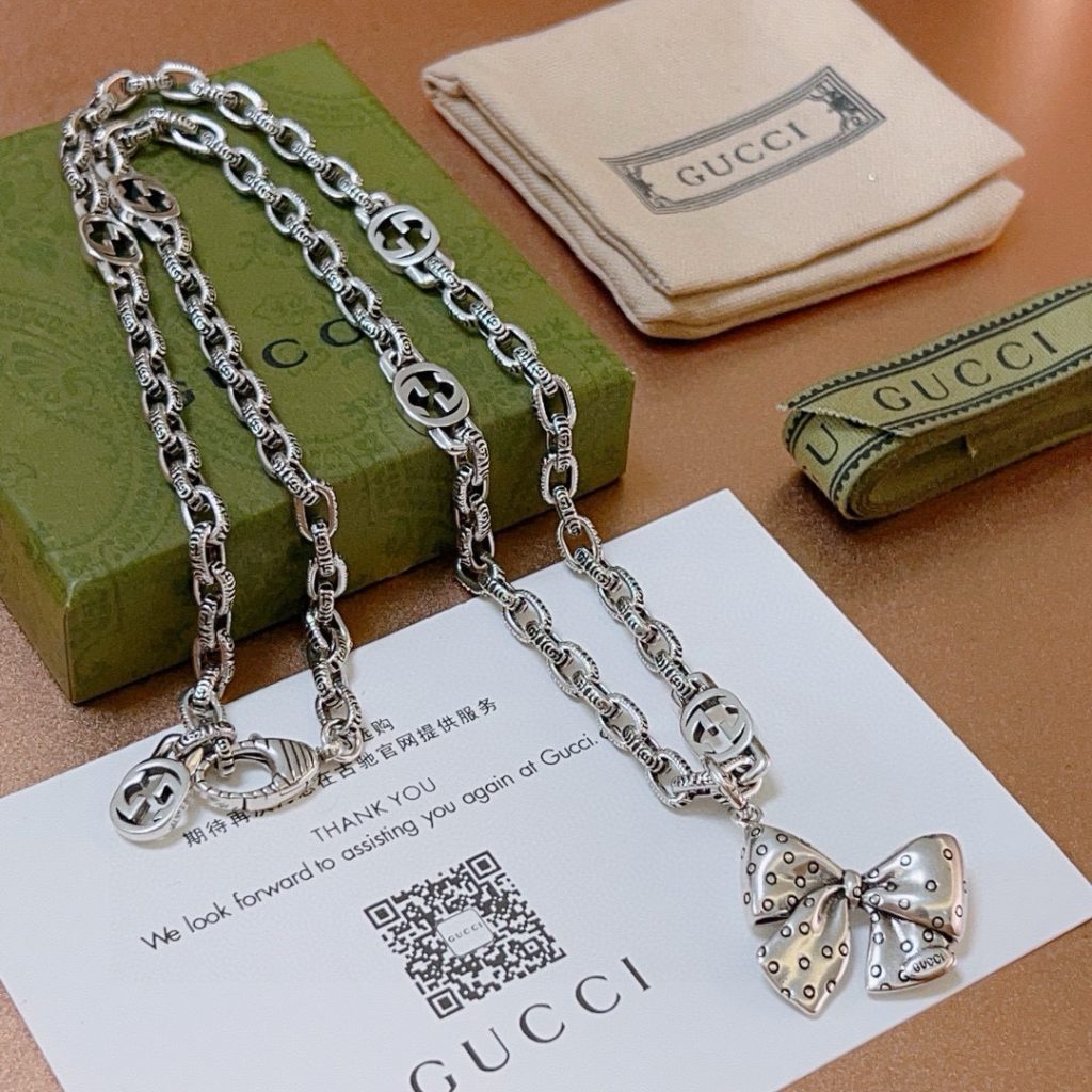 GUCCI ネックレス ポイズンボウ 1色 🎁 - 画像 7