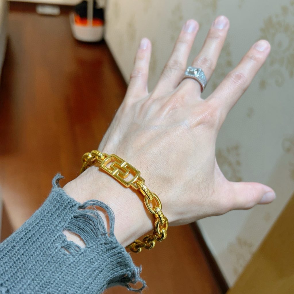 バガリ メンズ ブレスレット メンズ ブレスレット 1色入 💎 - 画像 3