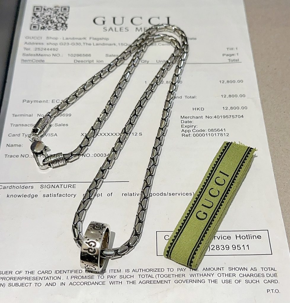 GUCCI ネックレス 1色 シルバー メンズ ギフト 🎁 - 画像 2