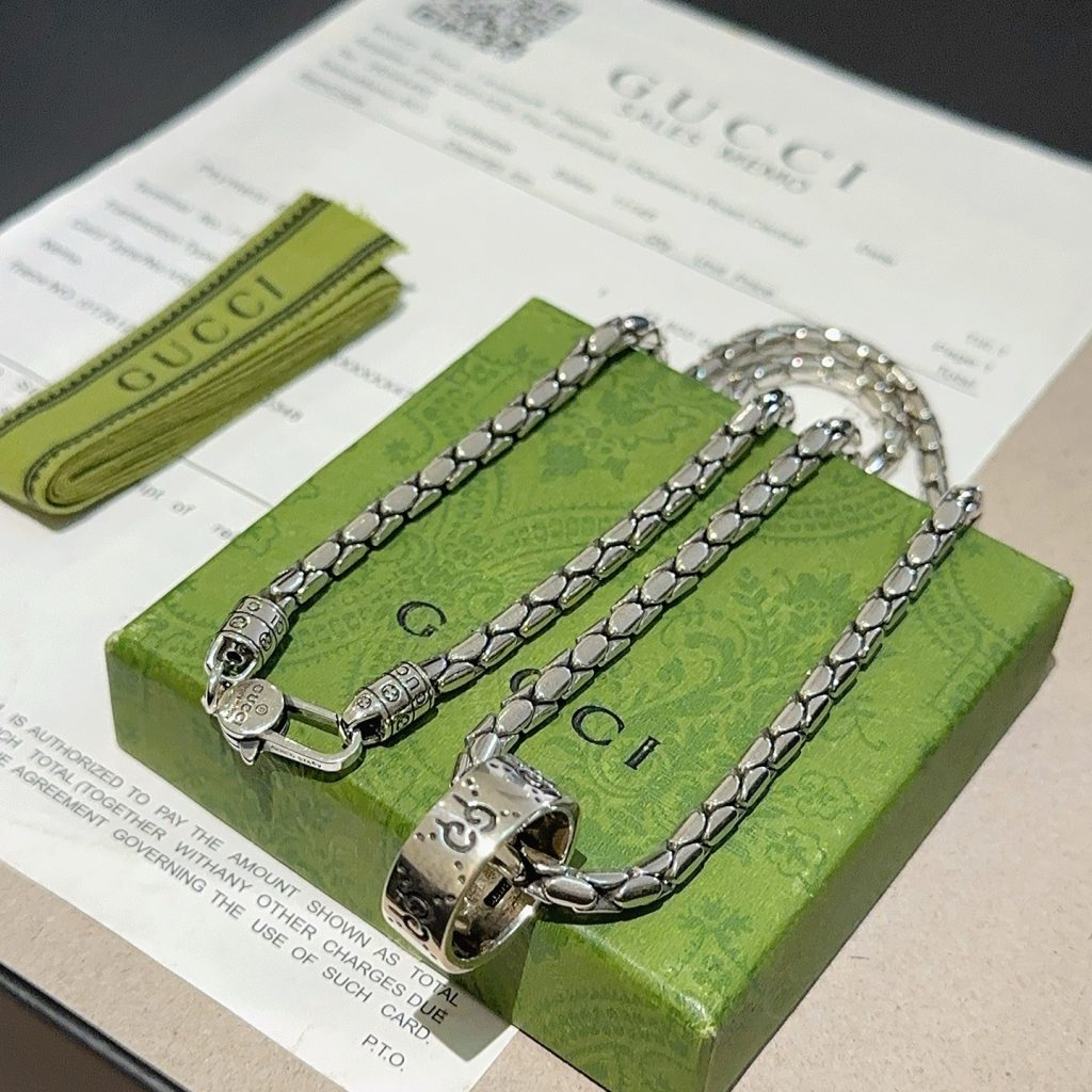 GUCCI ネックレス 1色 シルバー メンズ ギフト 🎁 - 画像 8