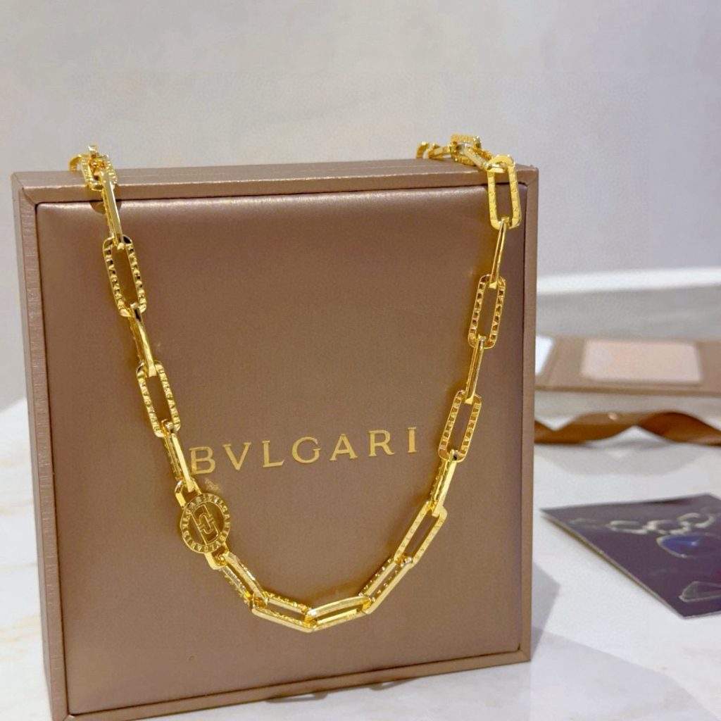 BVLGARI ネックレス メンズ レディース 金メッキ 4色入 🌟 - 画像 2