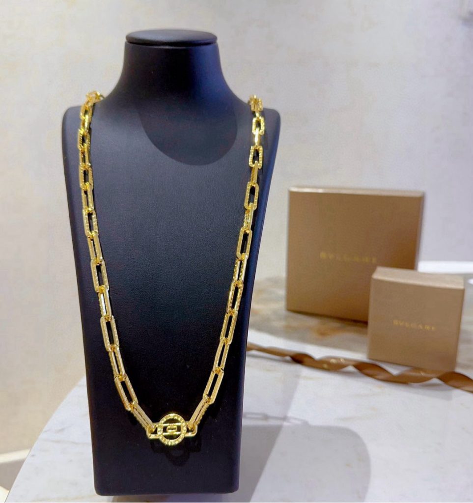 BVLGARI ネックレス メンズ レディース 金メッキ 4色入 🌟 - 画像 4