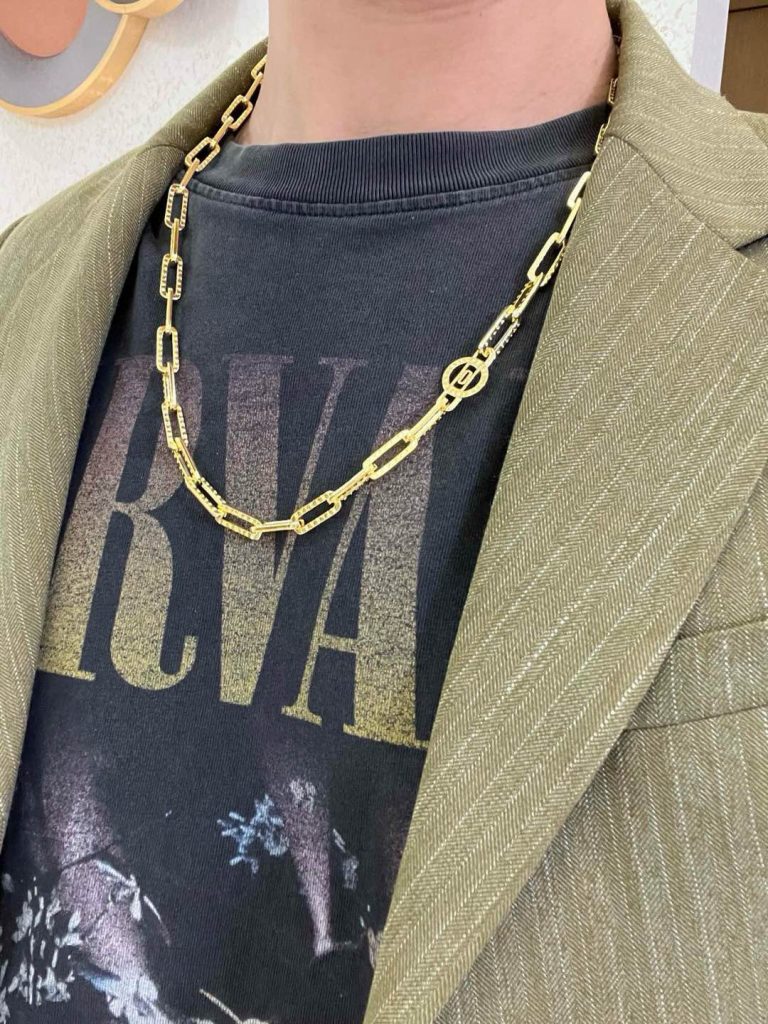 BVLGARI ネックレス メンズ レディース 金メッキ 4色入 🌟 - 画像 6