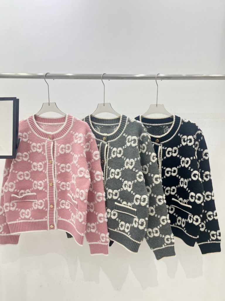 GUCCI ニットカーディガン 6色入 5枚組 レディース - 画像 3