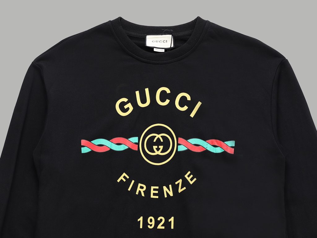 GUCCI ロゴプリント 半袖スウェット 黒 1色入 - 画像 3