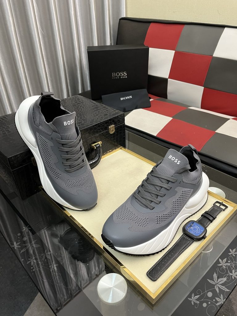 HUGO BOSS メンズスニーカー メッシュ素材 2色展開 4色入 🏃♂️ - 画像 3