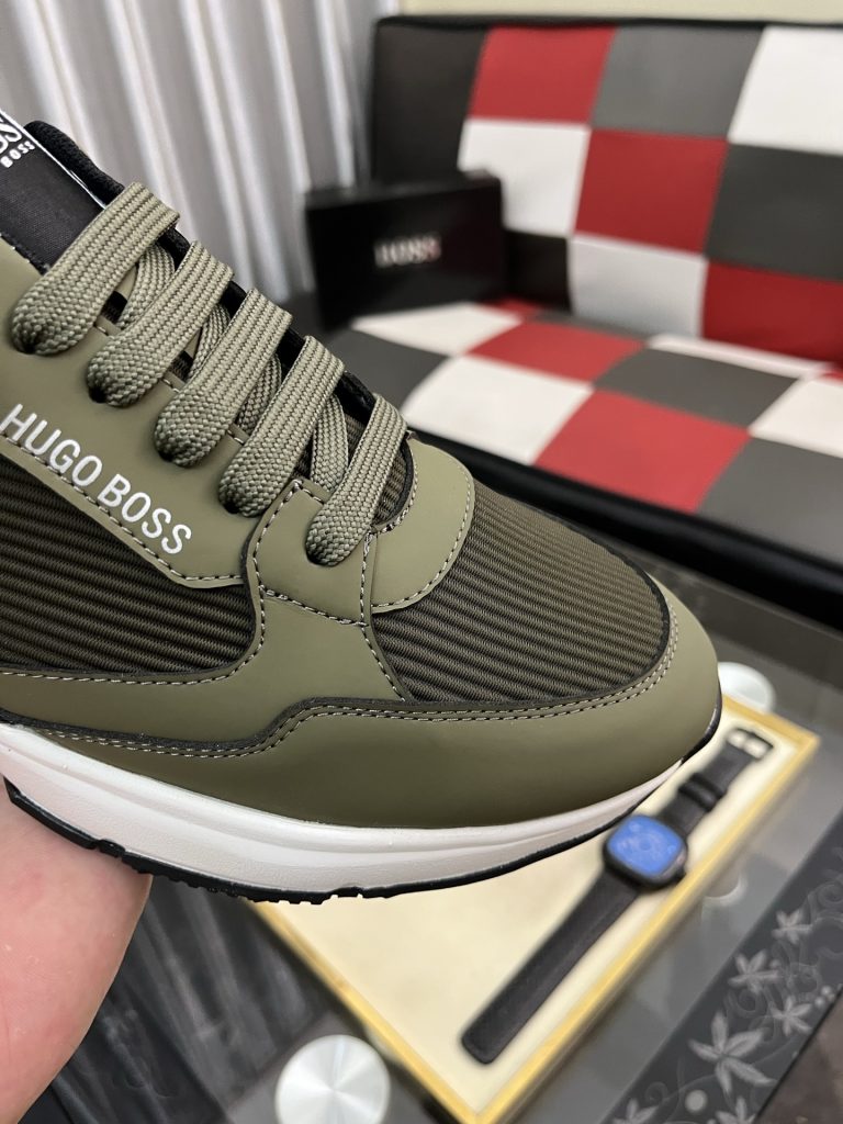 HUGO BOSS メンズ スニーカー オリー ブラック 1色入 🥾 - 画像 6