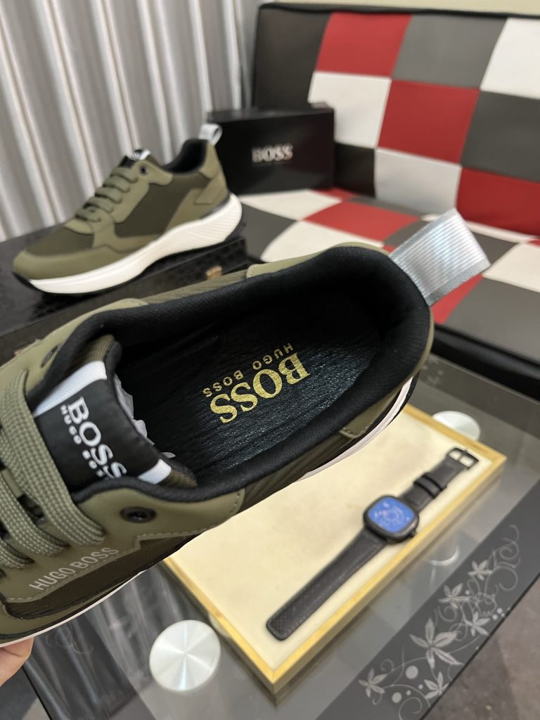 HUGO BOSS メンズ スニーカー オリー ブラック 1色入 🥾 - 画像 8