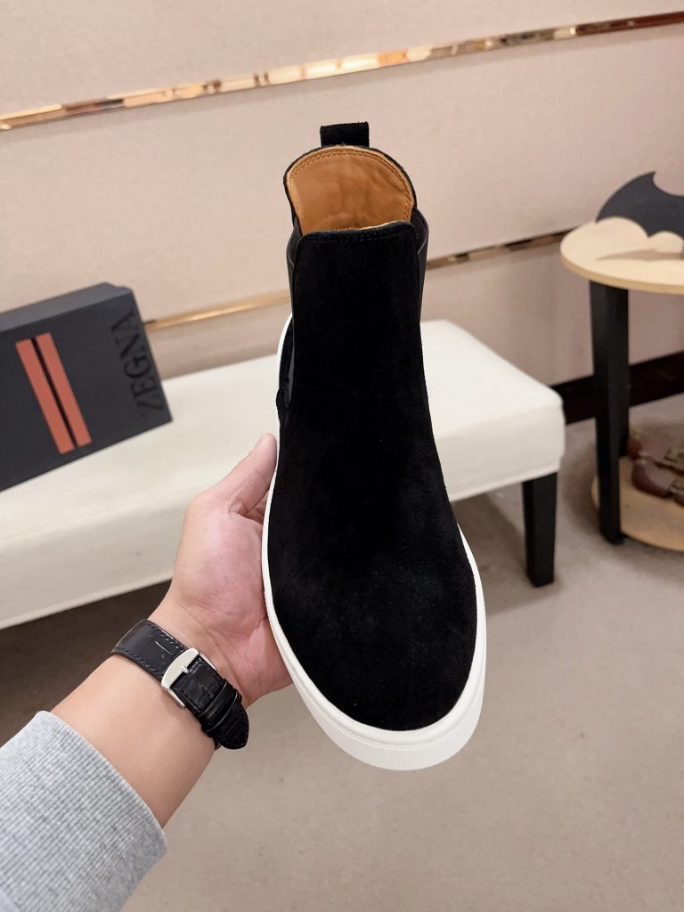 エレガントな ZEGNA men's ankle boots 4色 2023秋冬新作 🪄 - 画像 3