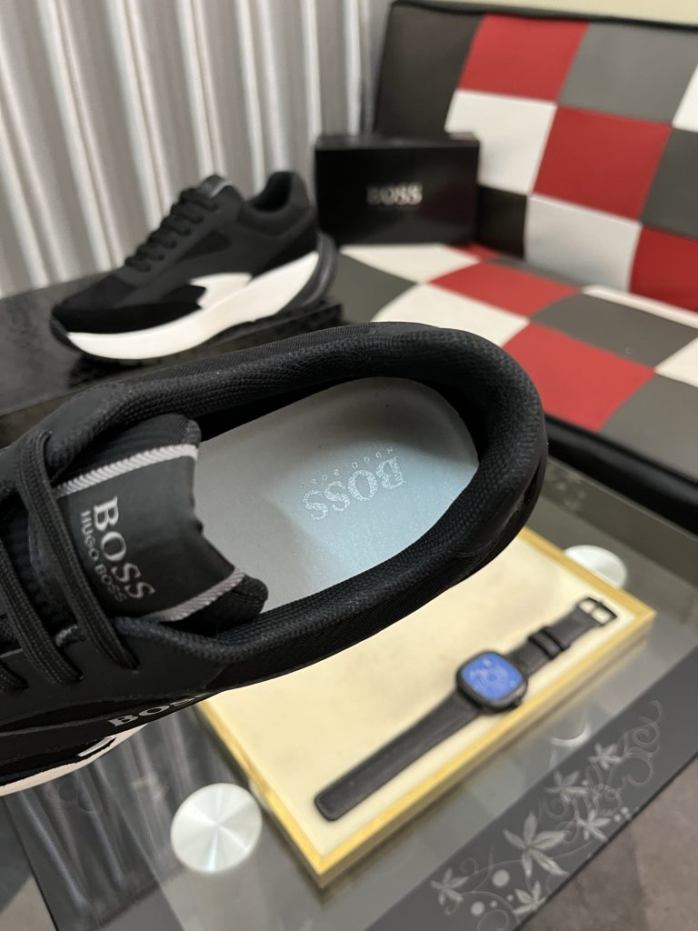 黒 メンズ スニーカー BOSS ブランド 2色展開 送料無料 🚚 - 画像 8