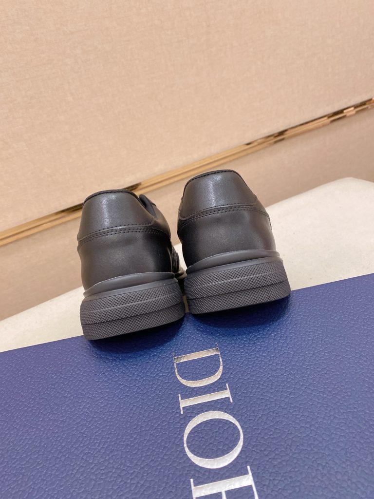 Dior メンズ スニーカー 黒 ディオール ダブルD ロゴ プラットフォーム 2色入 🖤 - 画像 8