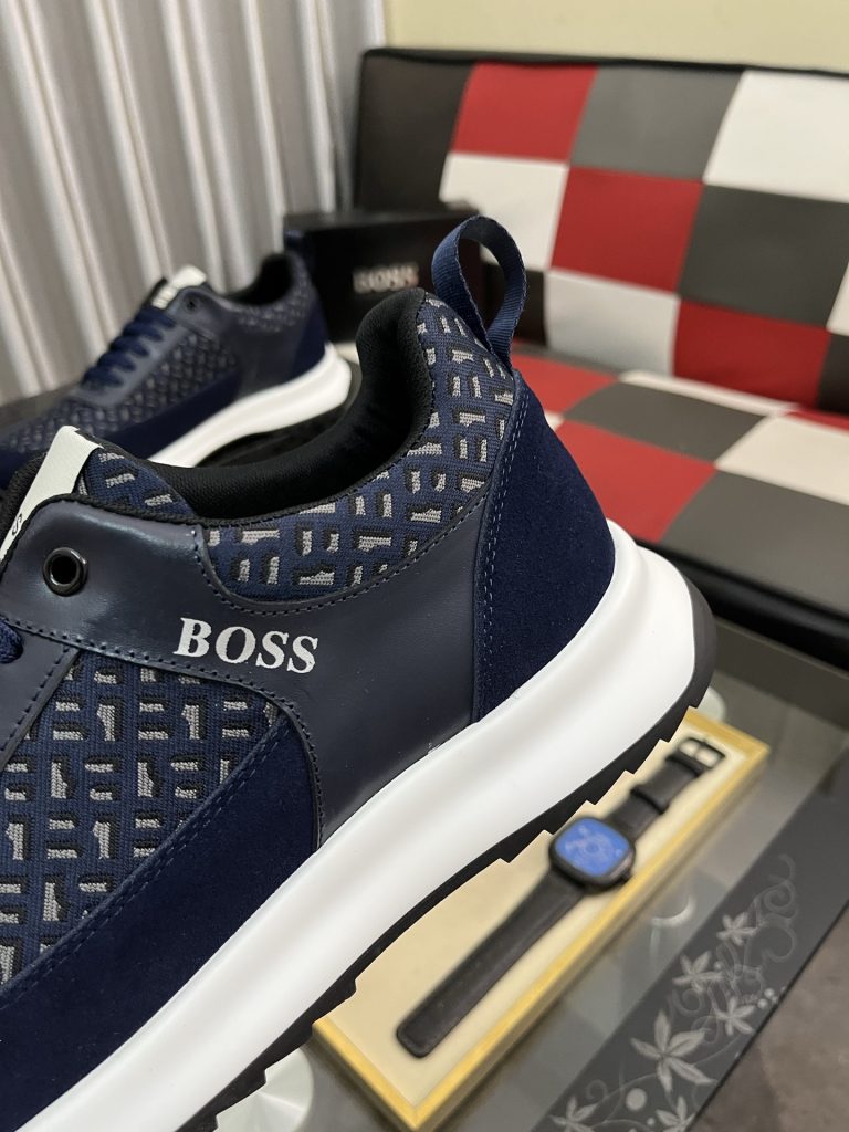 HUGO BOSS メンズスニーカー ブルー 2色展開 🎒 - 画像 7