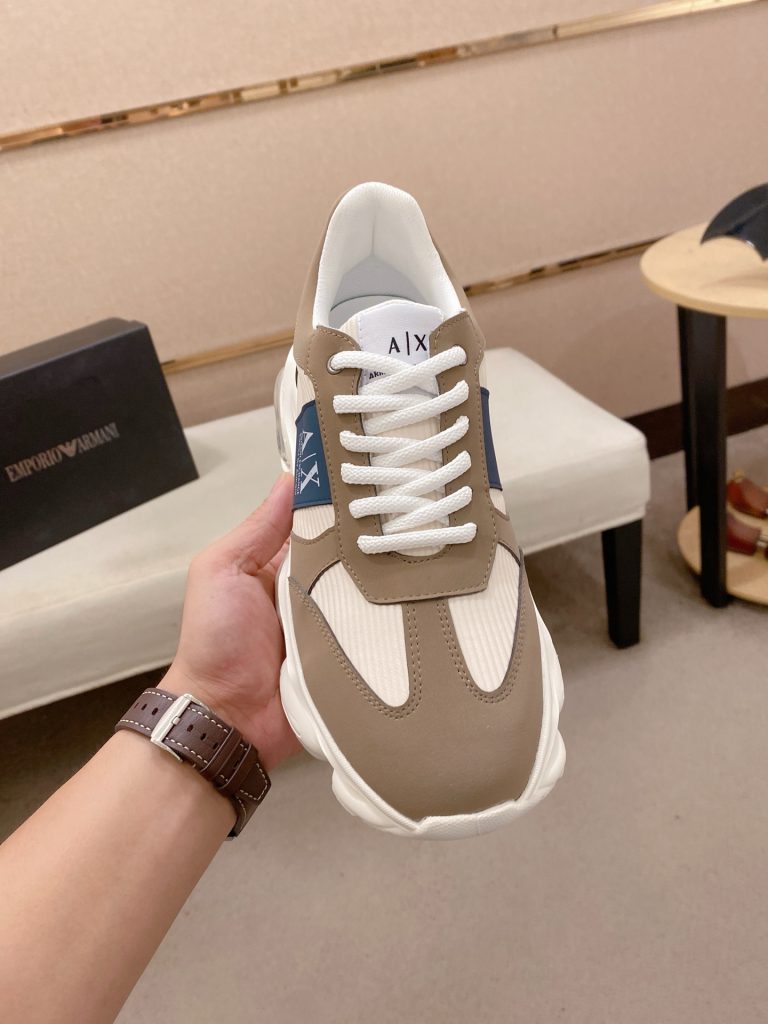 エムポリオ アルマーニ メンズ スニーカー タフソール エアバッグ 4色 👟 - 画像 2