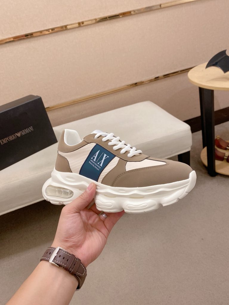エムポリオ アルマーニ メンズ スニーカー タフソール エアバッグ 4色 👟 - 画像 4