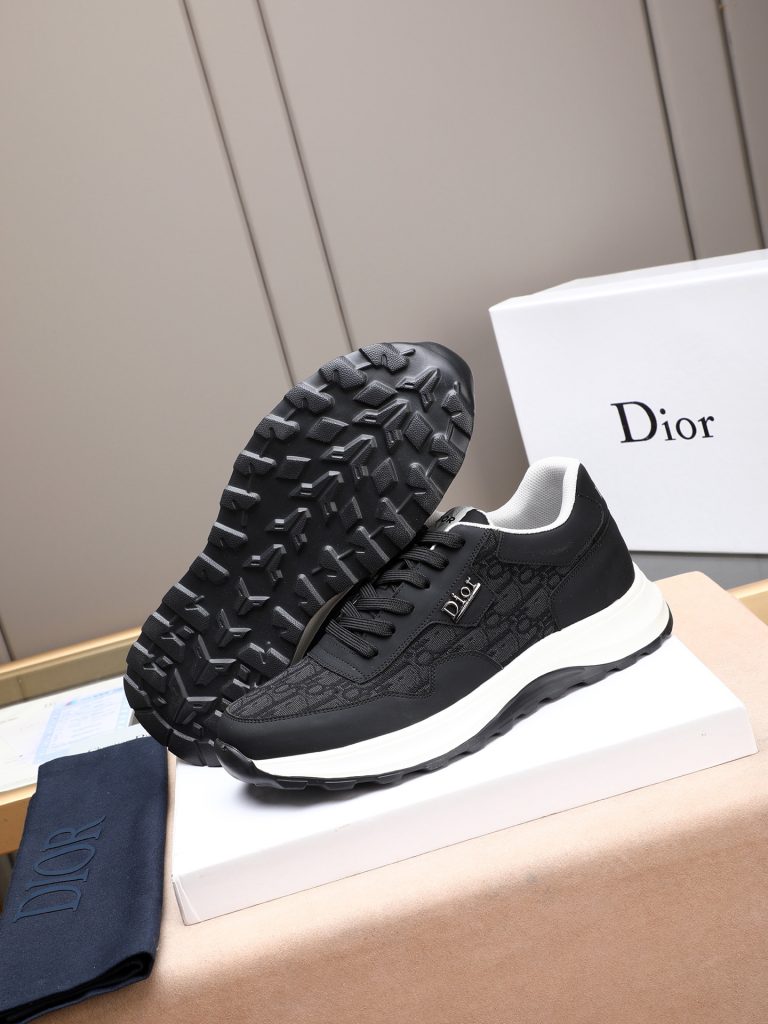 Dior メンズ スニーカー 3色 ディオール カモフラージュ フラットシューズ 本革 シンプルデザイン 🥾 - 画像 3