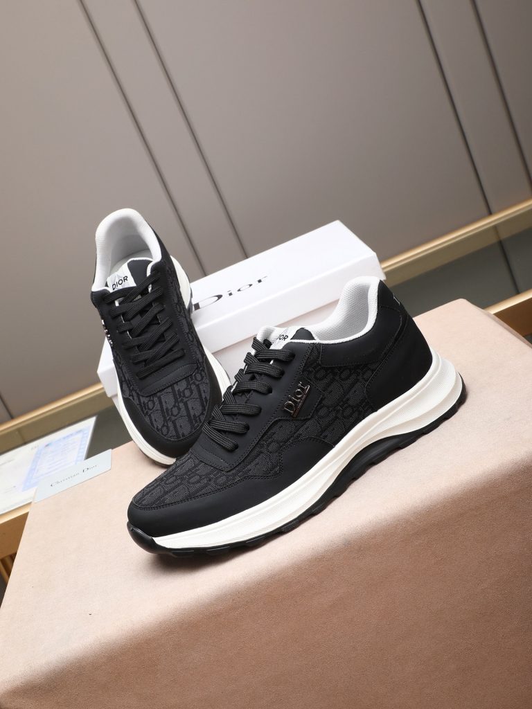 Dior メンズ スニーカー 3色 ディオール カモフラージュ フラットシューズ 本革 シンプルデザイン 🥾 - 画像 7