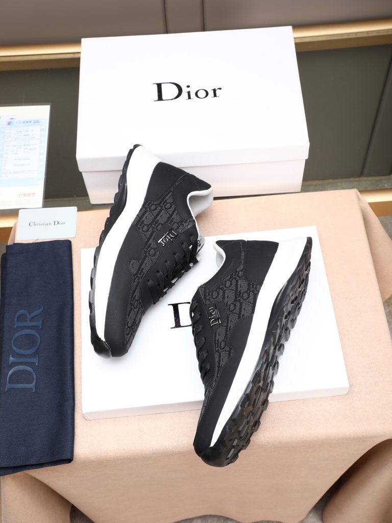 Dior メンズ スニーカー 3色 ディオール カモフラージュ フラットシューズ 本革 シンプルデザイン 🥾 - 画像 8