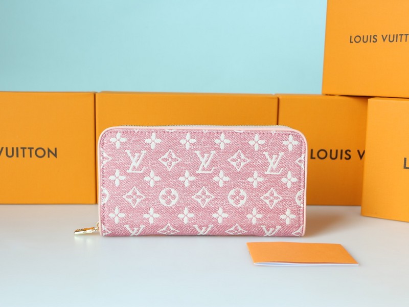 Louis Vuitton ルイ ヴィトン ジッピー ウォレット LVモノグラムジャガード デニム長財布 選べる2色/入手困難 - 画像 6