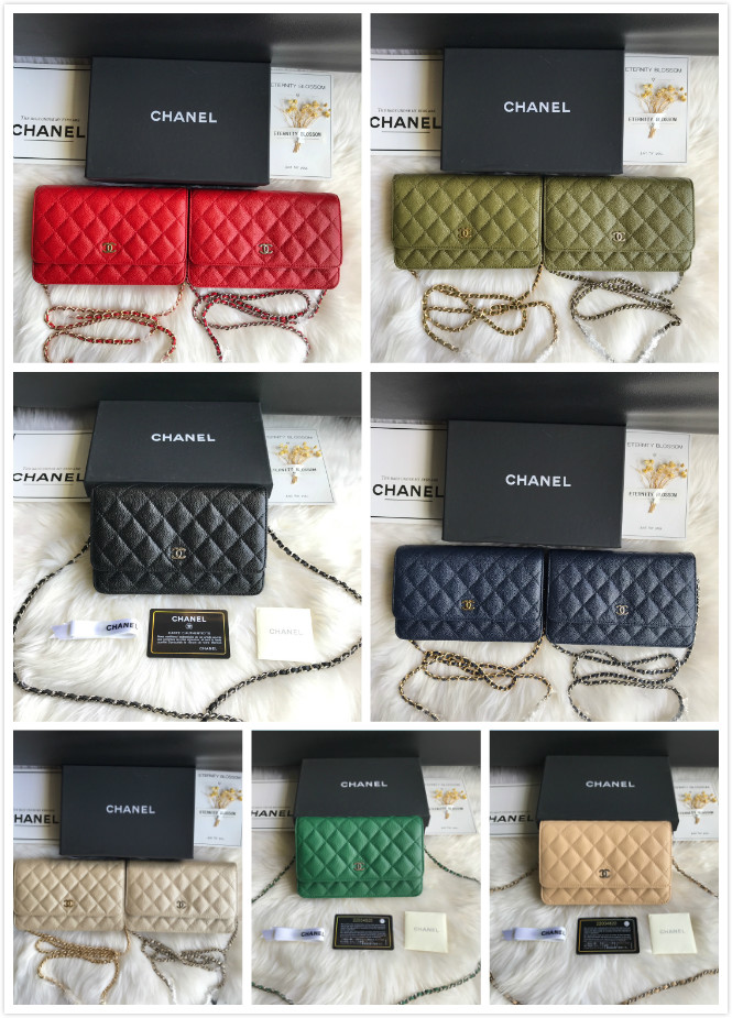 シャネル　CHANEL　タイムレスクラシック ライン　チェーンウォレット　7色在庫　ショルダーバッグ　　財布ショルダー - 画像 2