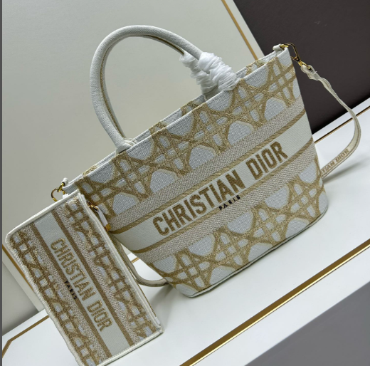 エレガント♪DIOR　クリスチャンディオール　パニエ シャポーバッグ　レディース　トートバッグ　ショルダー　　刺繍バッグ　カバン - 画像 7