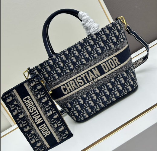 エレガント♪DIOR　クリスチャンディオール　パニエ シャポーバッグ　レディース　トートバッグ　ショルダー　　刺繍バッグ　カバン - 画像 8