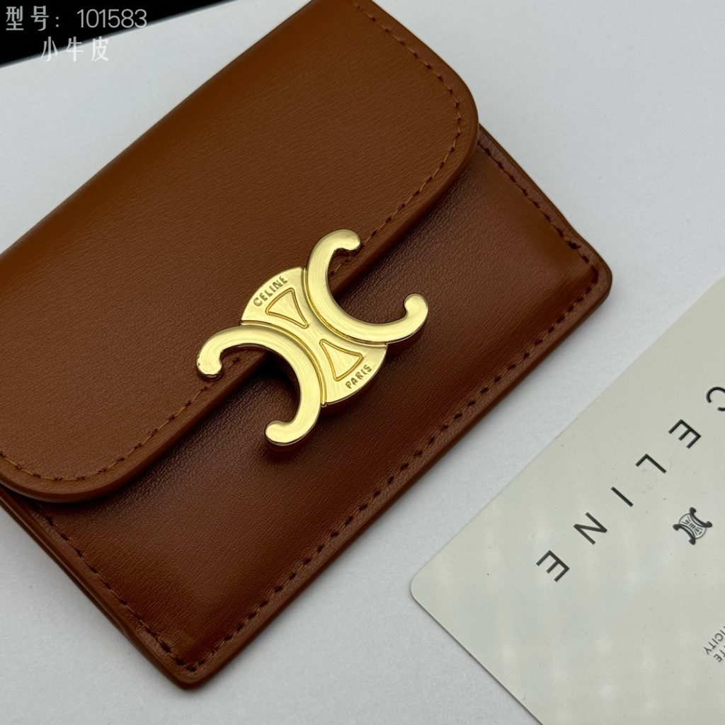 CELINE ブラウン カードケース 小銭入れ ブランド 小物 1枚 1枚入り 1 - 画像 2